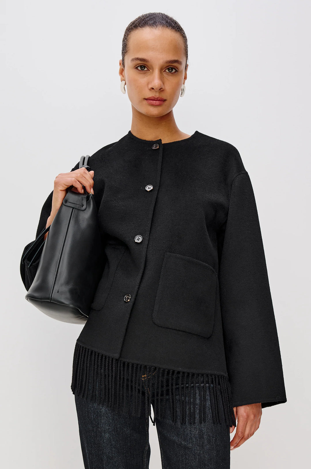 TOMOKO JACKET (BLACK) - RAILS