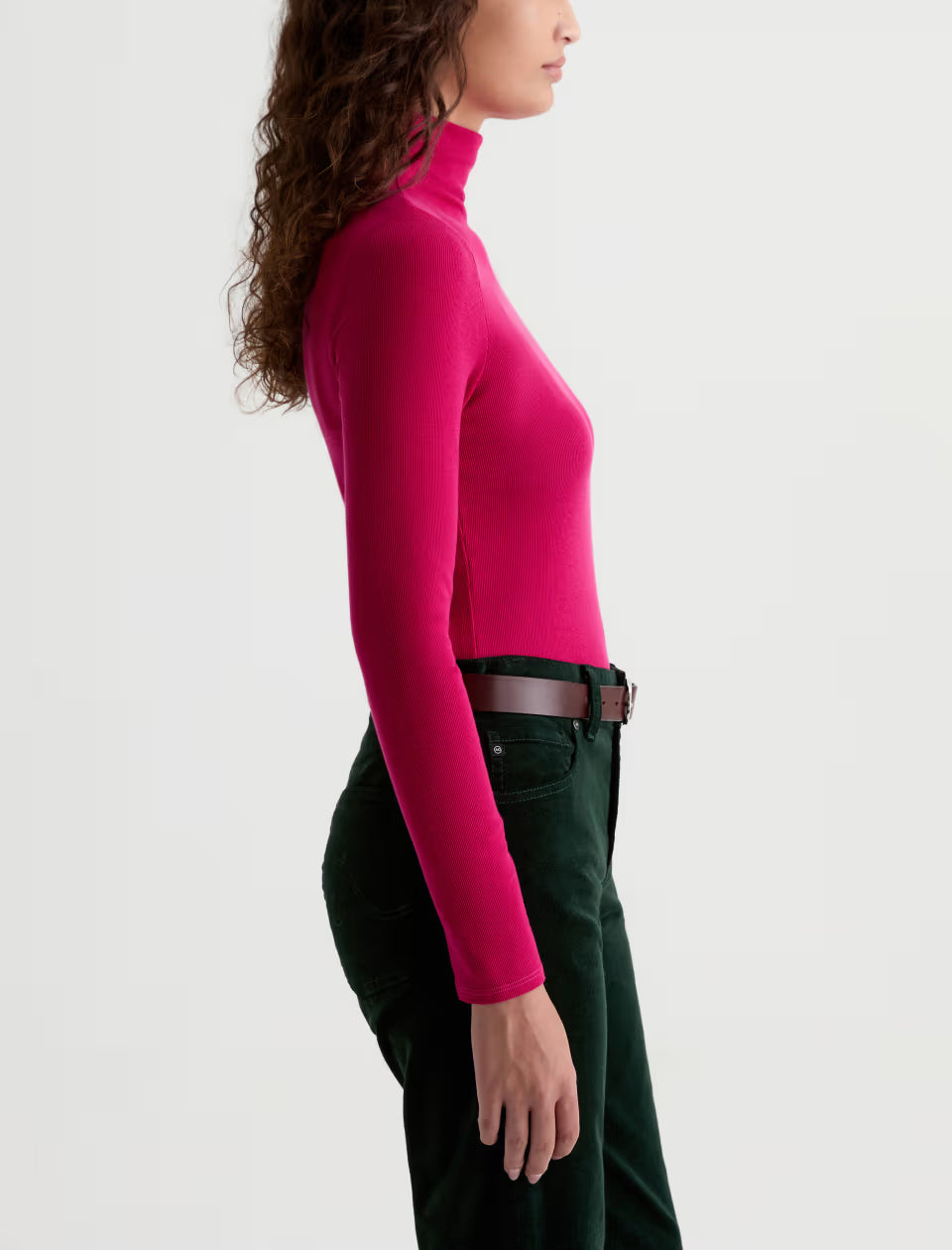CHELS TURTLENECK (LIPSTICK) - A.G. DENIM