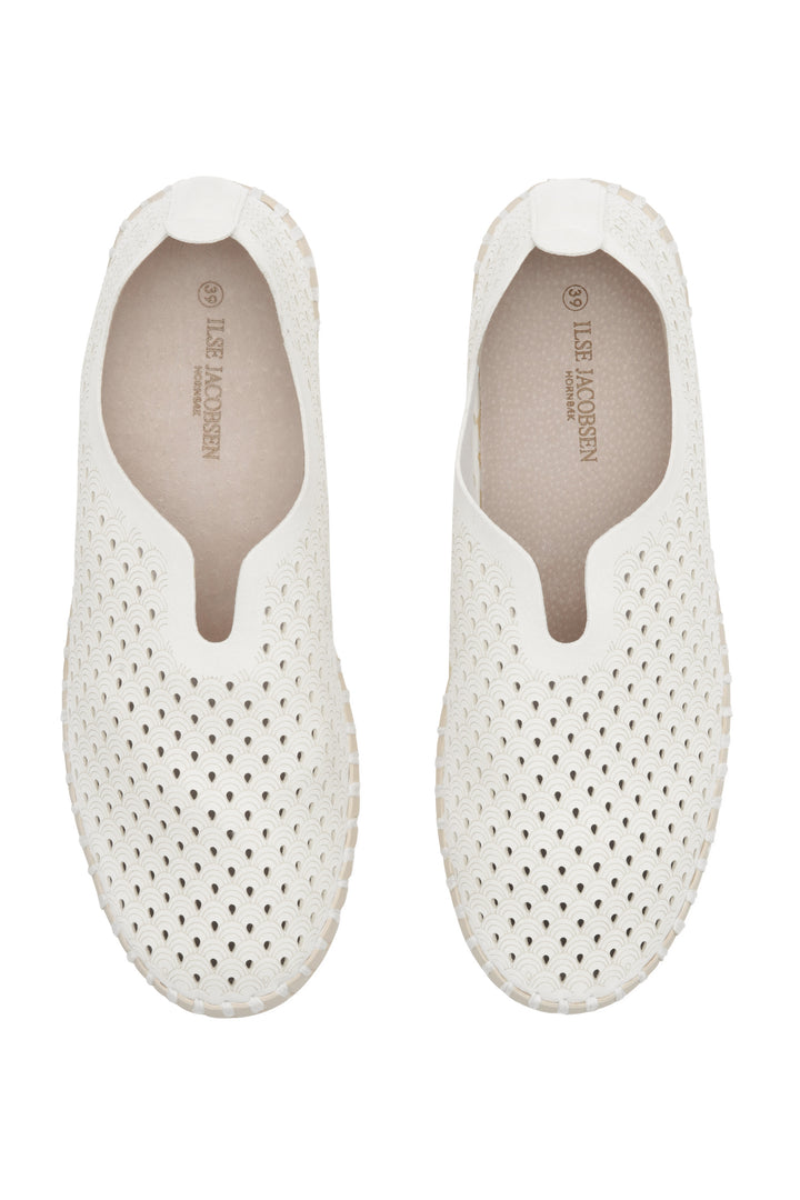 TULIP SLIP-IN PLATEAU SOLE (WHITE) - ILSE JACOBSEN