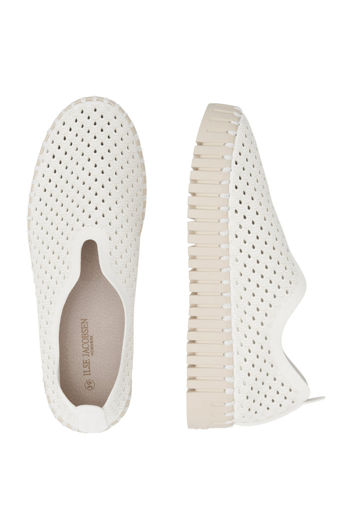 TULIP SLIP-IN PLATEAU SOLE (WHITE) - ILSE JACOBSEN
