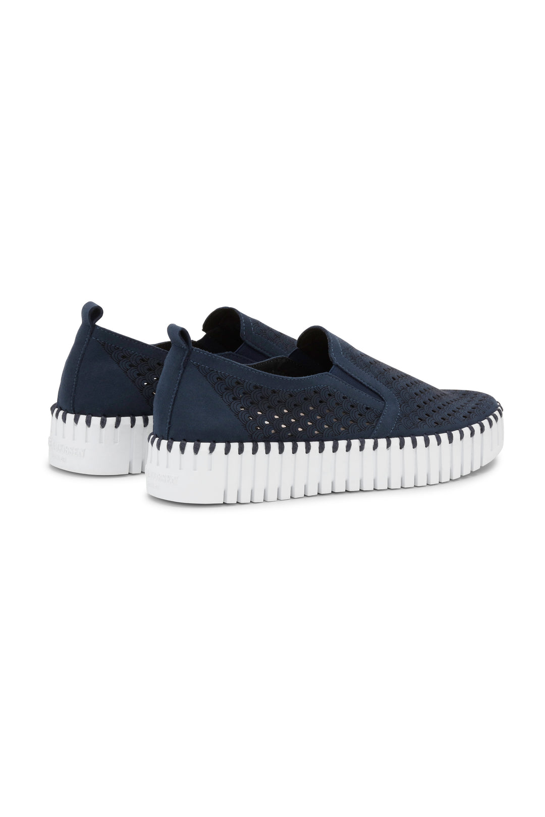 PLATFORM ELASTIC SLIP ON W/ CUT OUTS (DARK INDIGO) - ILSE JACOBSEN