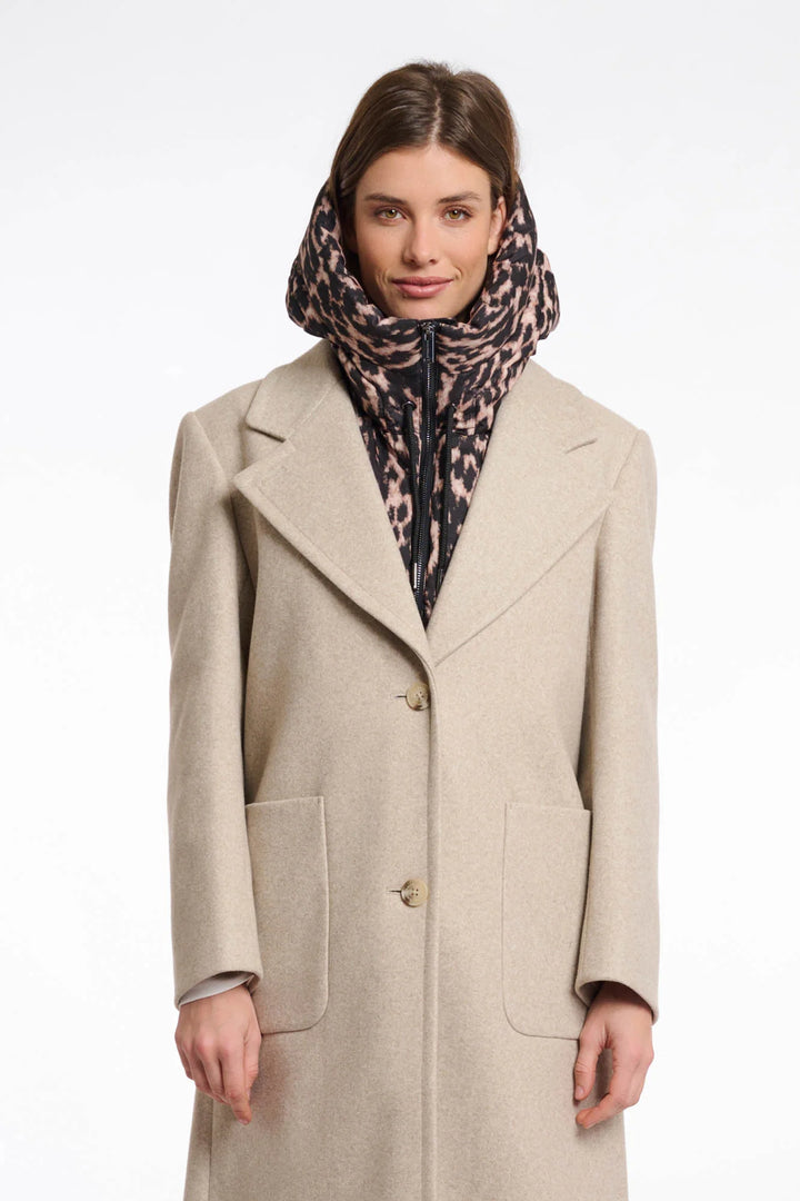 TABITA HOOD COLLAR (LEOPARD) - RINO & PELLE