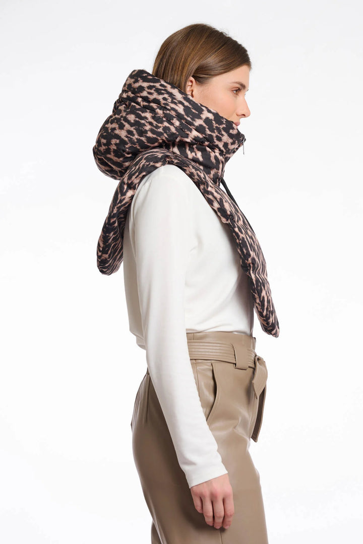 TABITA HOOD COLLAR (LEOPARD) - RINO & PELLE