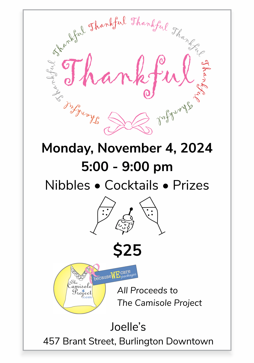 'THANKFUL' EVENT TICKET