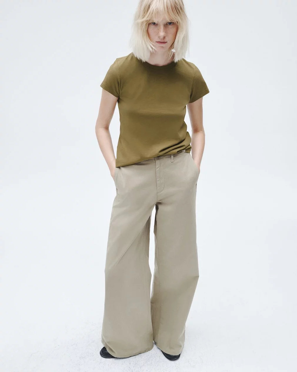 THE SLUB TEE (OLIVE) - RAG & BONE