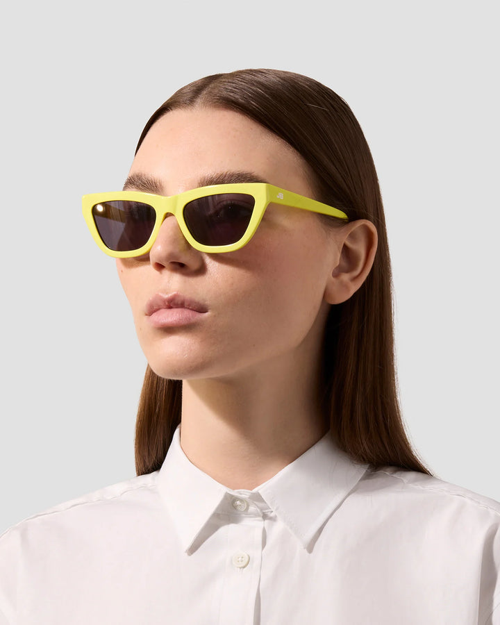 THE CATEYE SUNGLASSES (LEMON) - JENNY BIRD