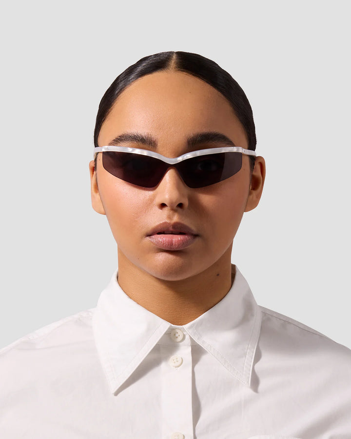 THE VISOR SUNGLASSES (MOTHER OF PEARL) - JENNY BIRD