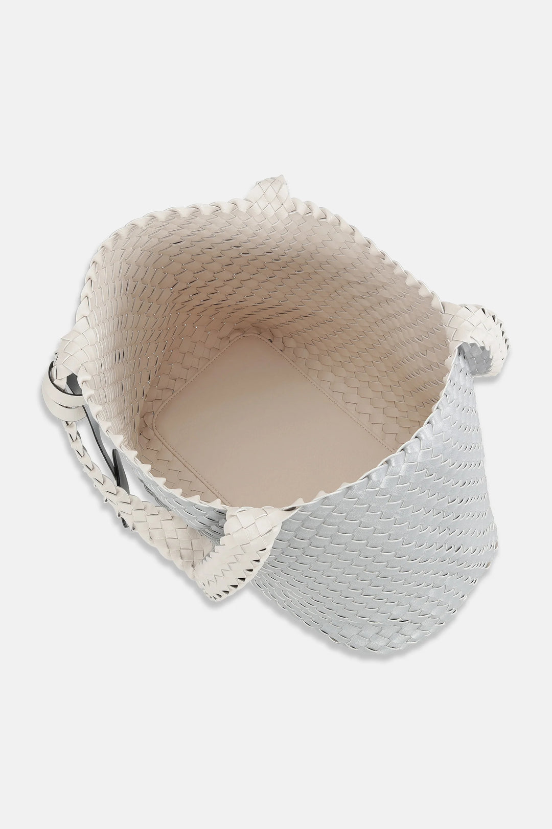 TOTE BAG REVERSIBLE (EGG WHITE/SILVER) - ILSE JACOBSEN