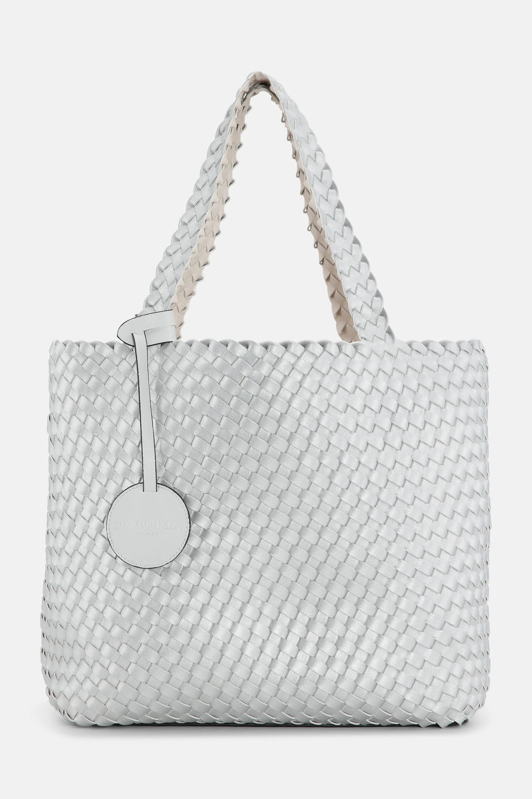 TOTE BAG REVERSIBLE (EGG WHITE/SILVER) - ILSE JACOBSEN