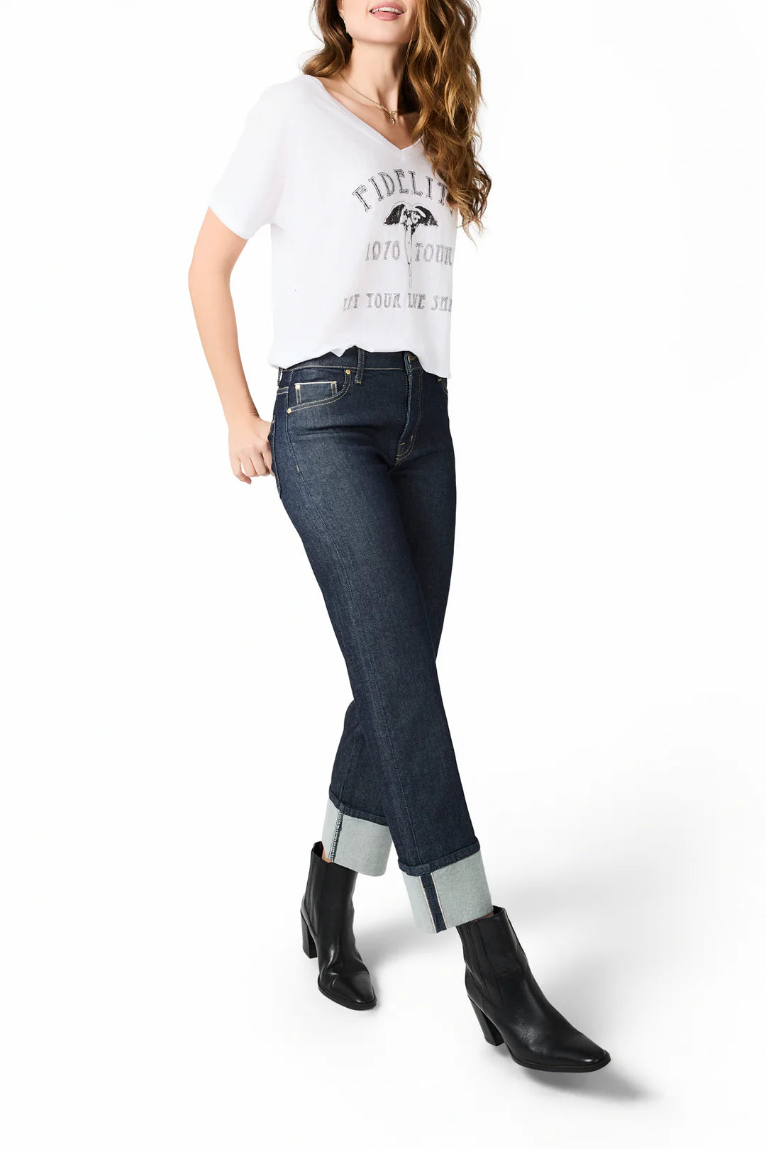 CALI CUFF JEAN (OXFORD) - FIDELITY