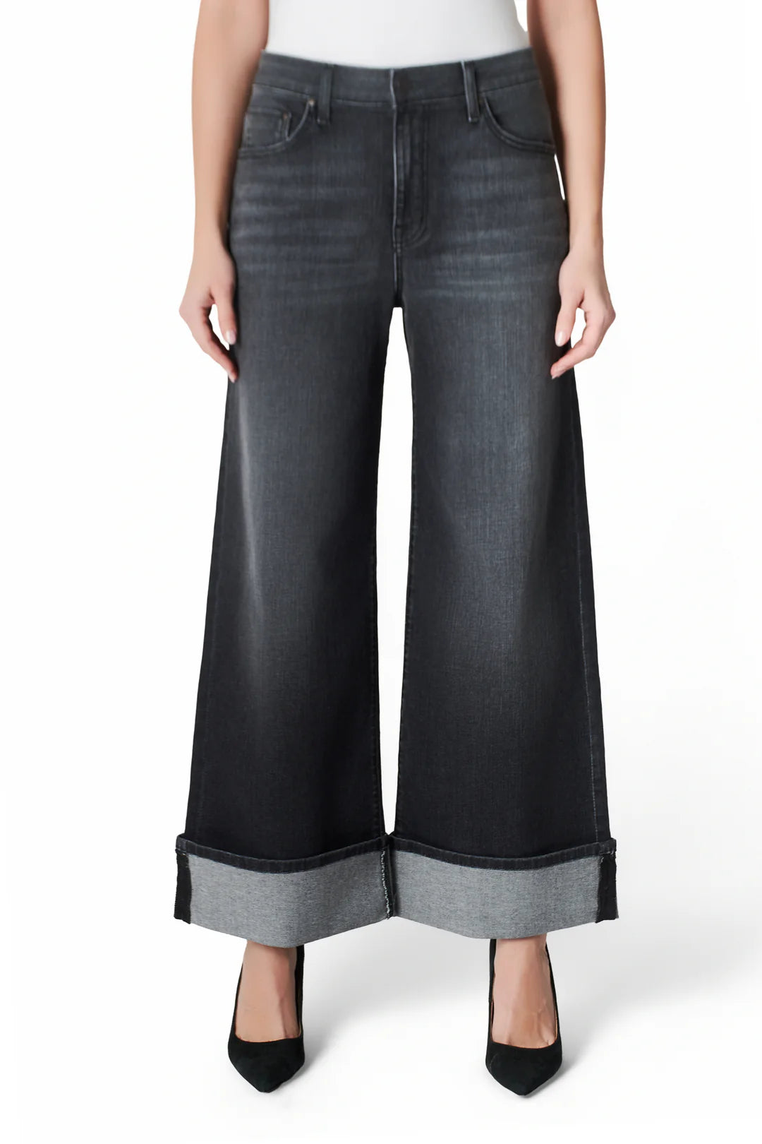 ZIGGY CUFF JEAN (BEVERLY BLACK) - FIDELITY