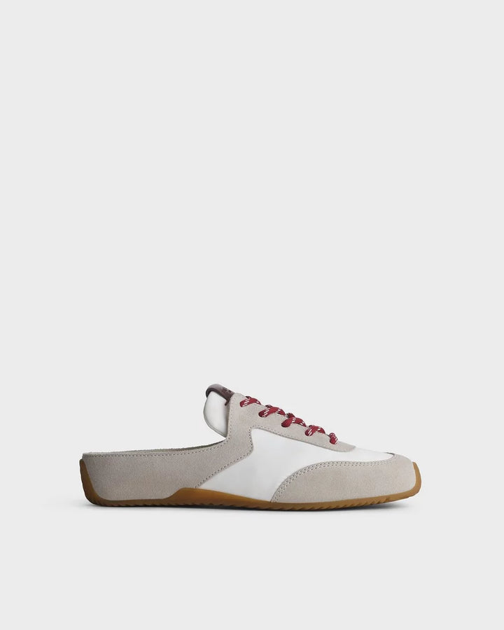 RETRO RUNNER SLIM MULE (WHITE TAUPE) - RAG & BONE
