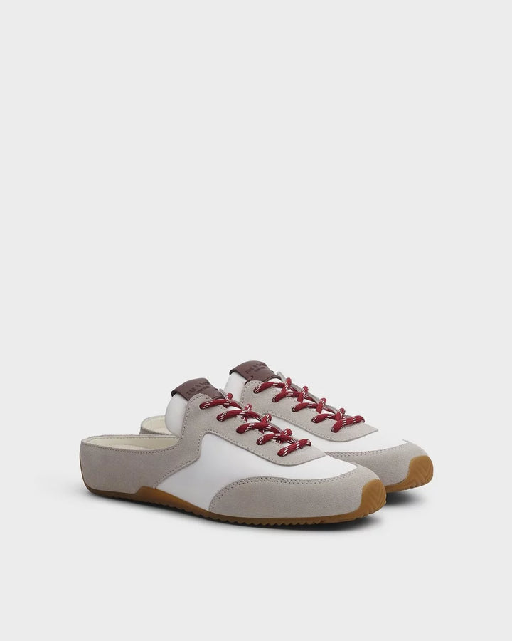 RETRO RUNNER SLIM MULE (WHITE TAUPE) - RAG & BONE