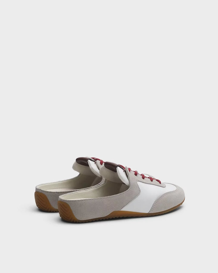 RETRO RUNNER SLIM MULE (WHITE TAUPE) - RAG & BONE