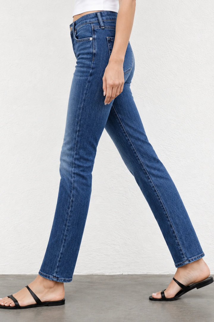 STEVIE MID-RISE SLIM LEG (IMMORTAL) - FIDELITY