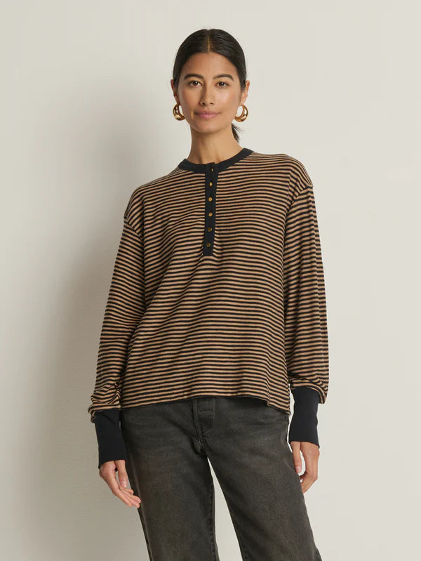 VICTORIA HENLEY (MINI COCOA STRIPE) - NATION
