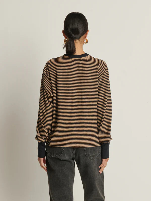 VICTORIA HENLEY (MINI COCOA STRIPE) - NATION