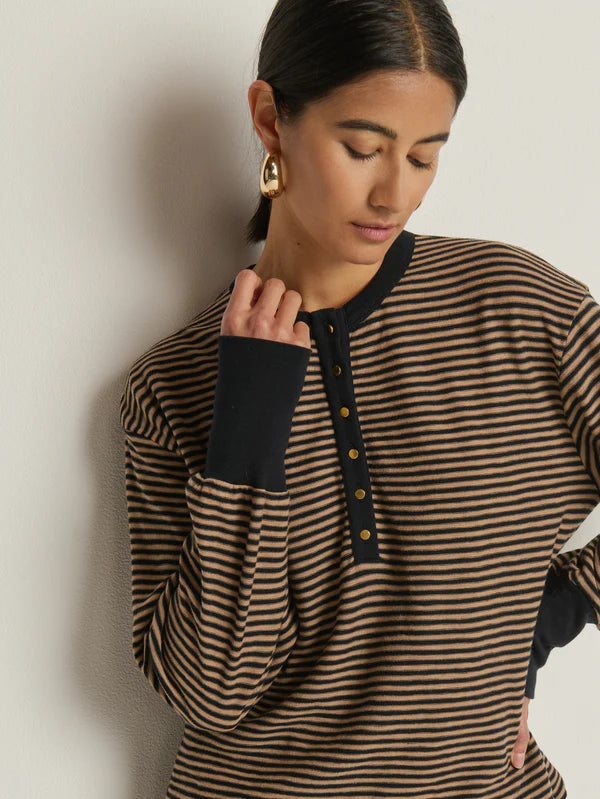 VICTORIA HENLEY (MINI COCOA STRIPE) - NATION