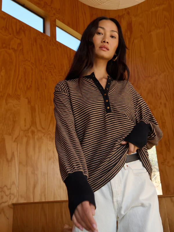 VICTORIA HENLEY (MINI COCOA STRIPE) - NATION