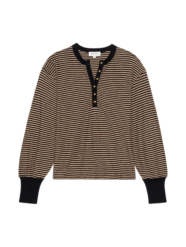 VICTORIA HENLEY (MINI COCOA STRIPE) - NATION