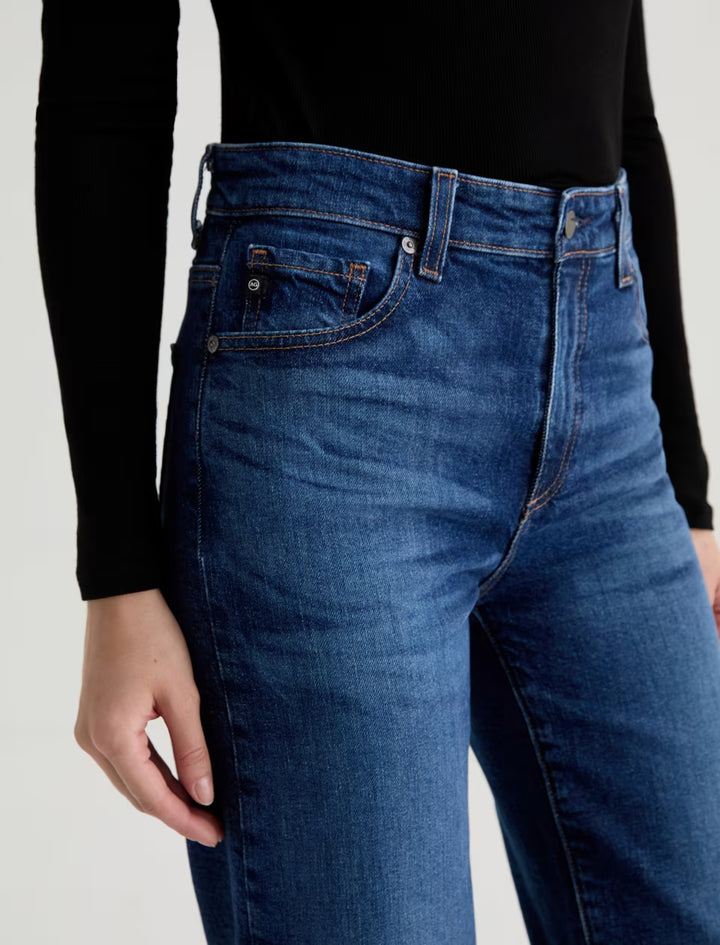 SAIGE WIDE LEG CROP (VEILED) - A.G. DENIM