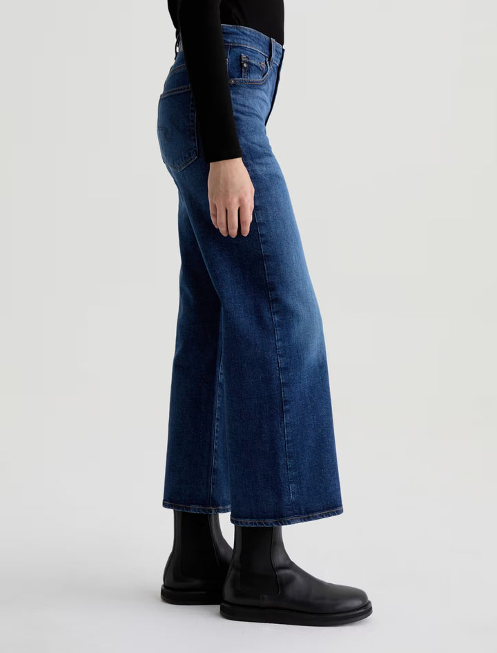 SAIGE WIDE LEG CROP (VEILED) - A.G. DENIM