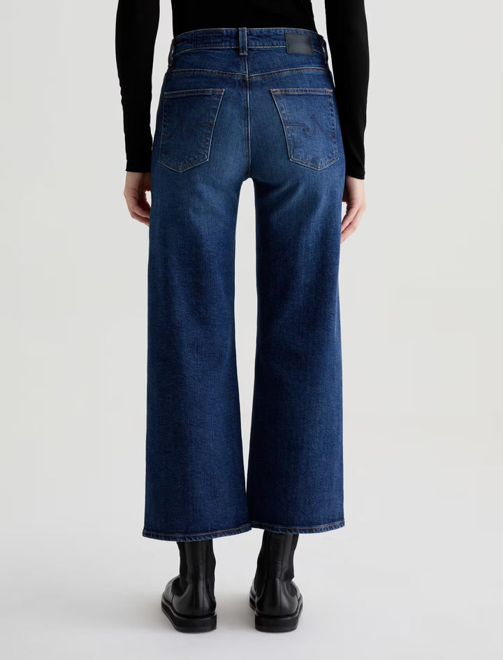 SAIGE WIDE LEG CROP (VEILED) - A.G. DENIM