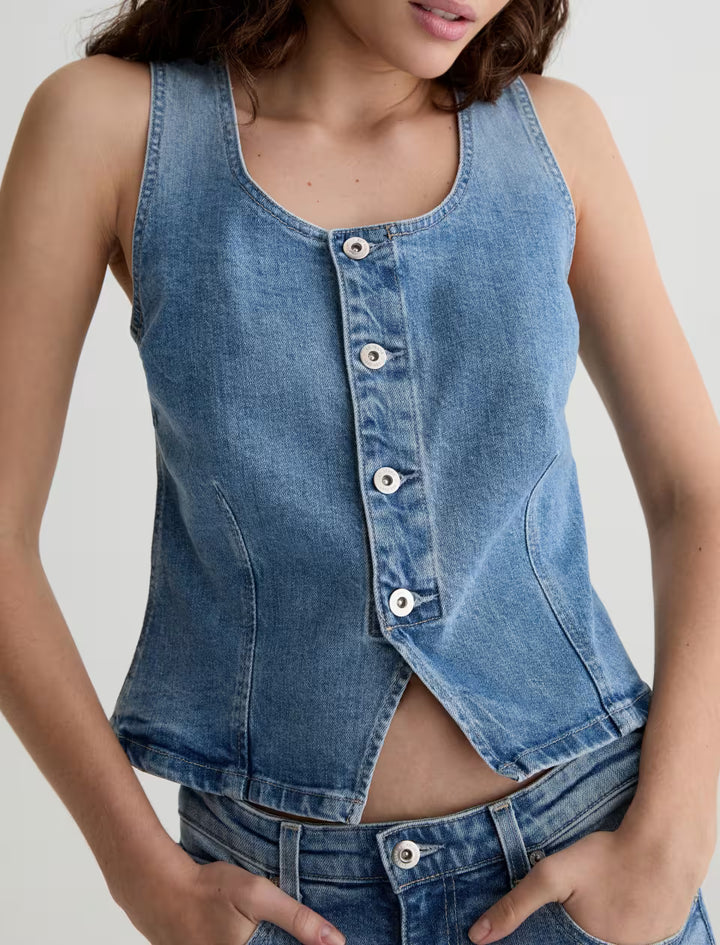 TEAGAN VEST - A.G. DENIM