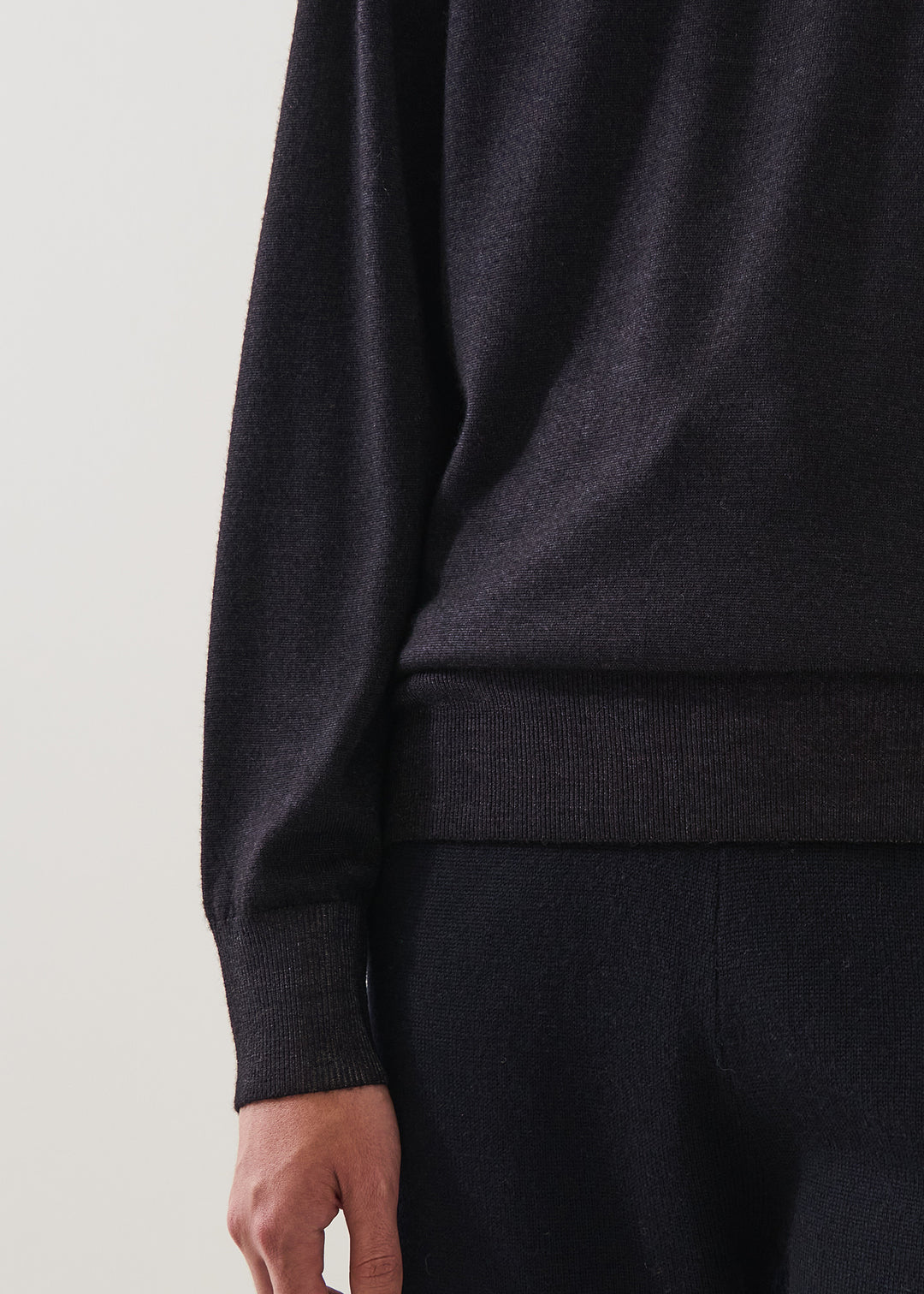 VINTAGE EXTRA FINE MERINO BOYFRIEND CREW - PATRICK ASSARAF