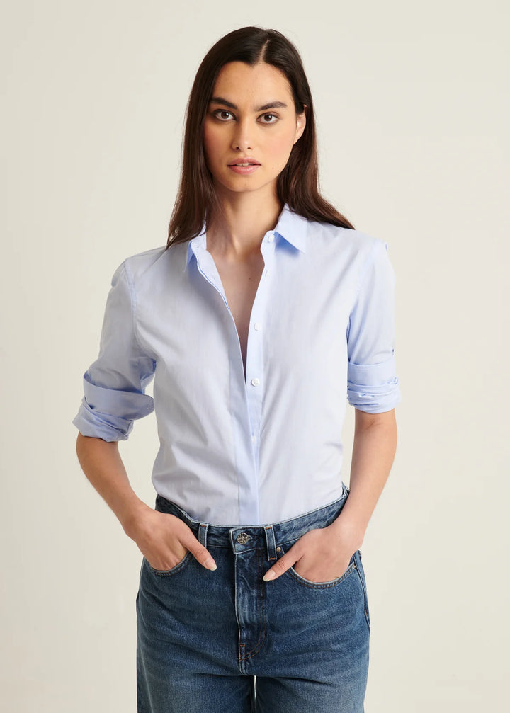 RELAXED COTTON STRETCH SHIRT (DAYBREAK) - PATRICK ASSARAF
