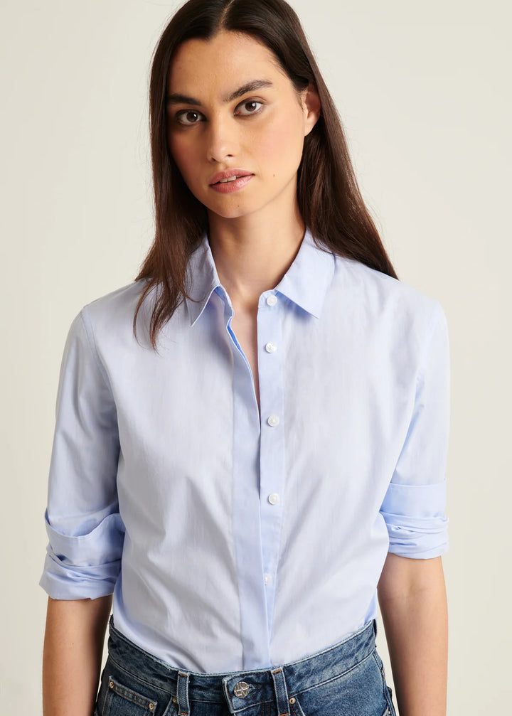 RELAXED COTTON STRETCH SHIRT (DAYBREAK) - PATRICK ASSARAF
