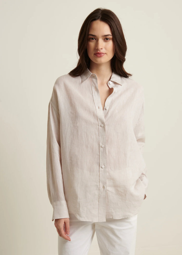 LINEN BOYFRIEND SHIRT (ZEN) - PATRICK ASSARAF