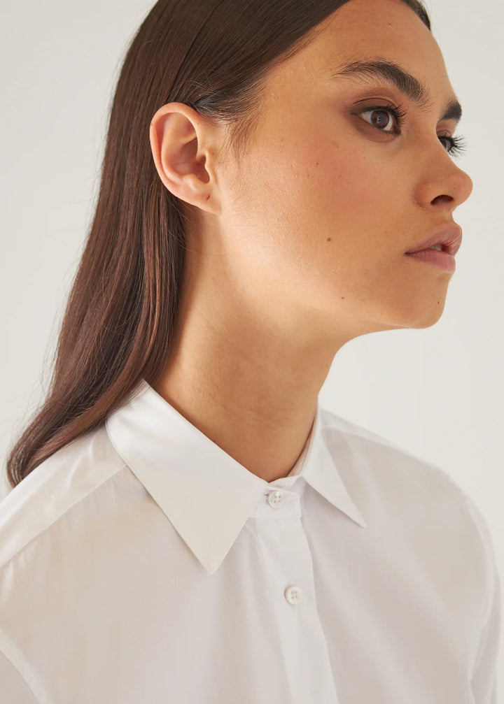 COTTON STRETCH CLASSIC SHIRT (WHITE) - PATRICK ASSARAF