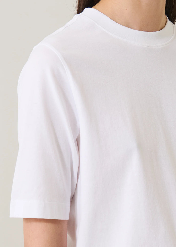 S/S ORGANIC COTTON RELAXED CREW (WHITE) - PATRICK ASSARAF