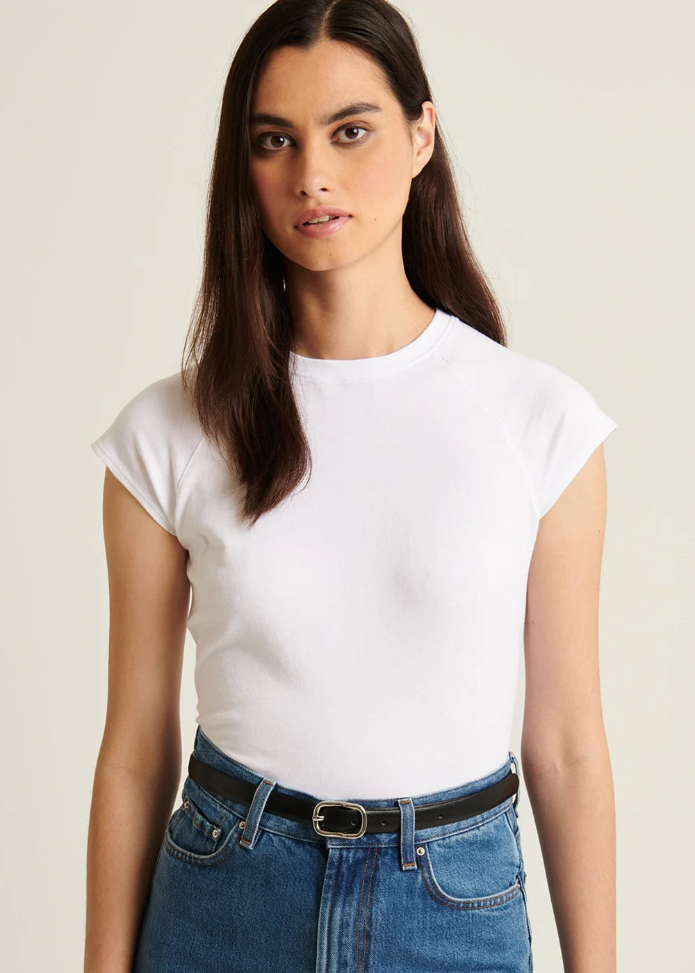 ICONIC RAGLAN BABY TEE (WHITE) - PATRICK ASSARAF