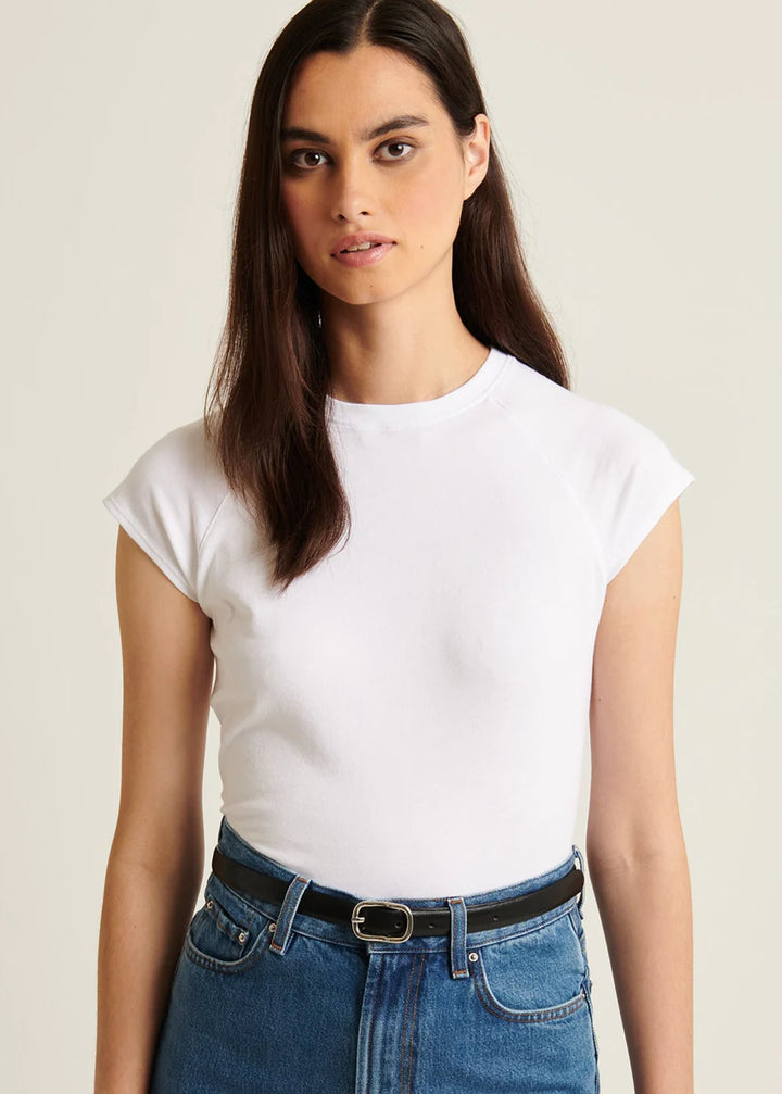 ICONIC RAGLAN BABY TEE (WHITE) - PATRICK ASSARAF