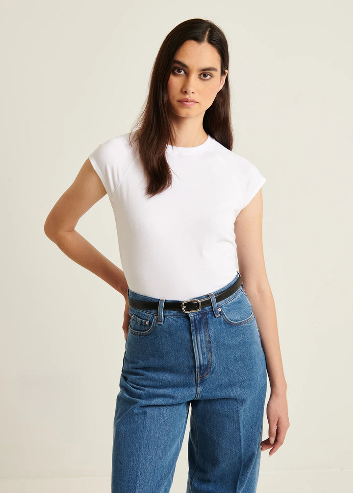 ICONIC RAGLAN BABY TEE (WHITE) - PATRICK ASSARAF