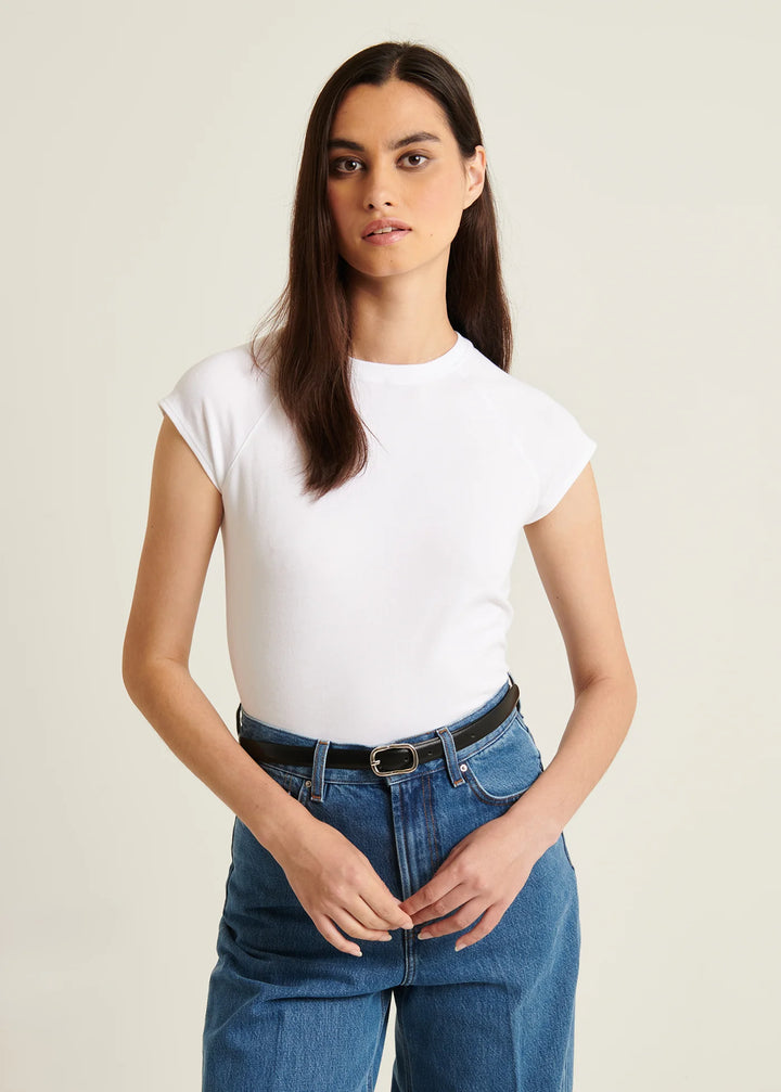 ICONIC RAGLAN BABY TEE (WHITE) - PATRICK ASSARAF
