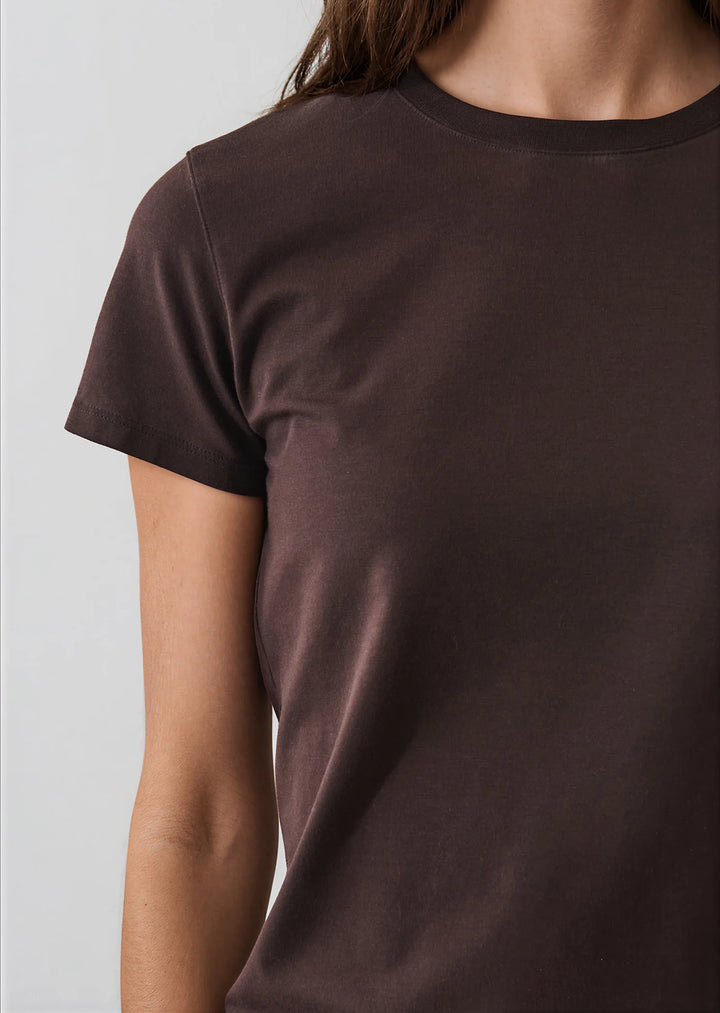 S/S ICONIC SUBLIME FITTED CREW (MOLASSES) - PATRICK ASSARAF