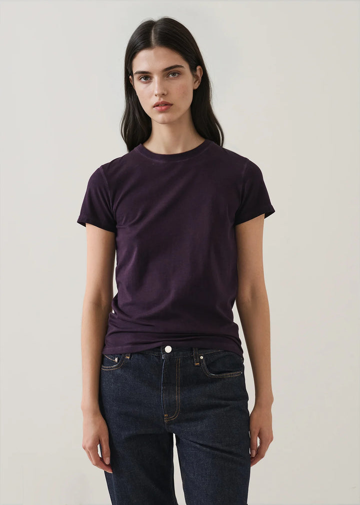 SUBLIME REACTIVE PIMA COTTON T-SHIRT (BORDEAUX) - PATRICK ASSARAF