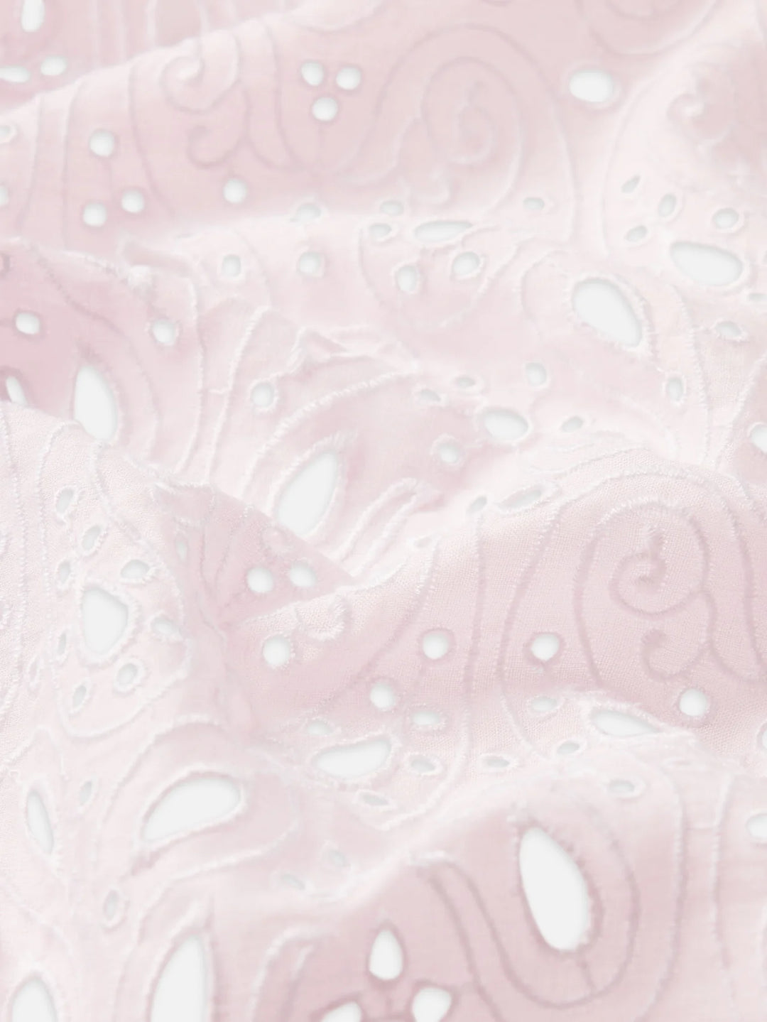 THE PAISLEY EYELET SHIRT (BUBBLE GUM) - FRAME