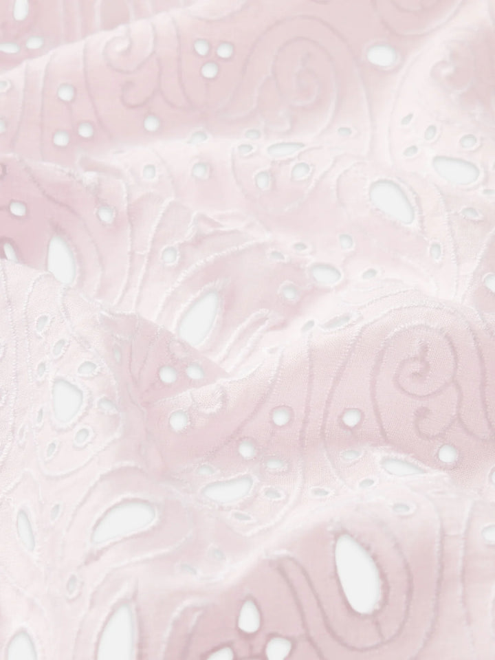 THE PAISLEY EYELET SHIRT (BUBBLE GUM) - FRAME