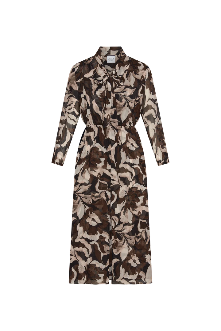 WILMA DRESS (CHOCOLATE SWIRL) - MISA