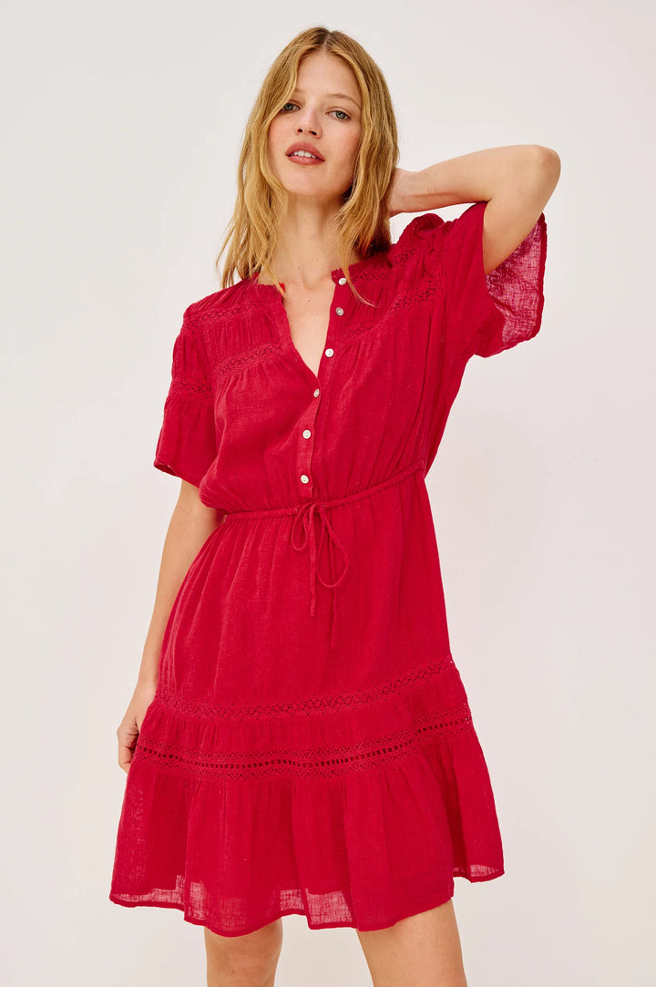 WINSLOW MINI DRESS (TOMATO) - RAILS