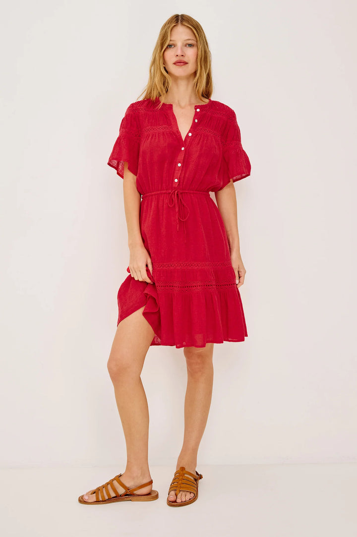 WINSLOW MINI DRESS (TOMATO) - RAILS