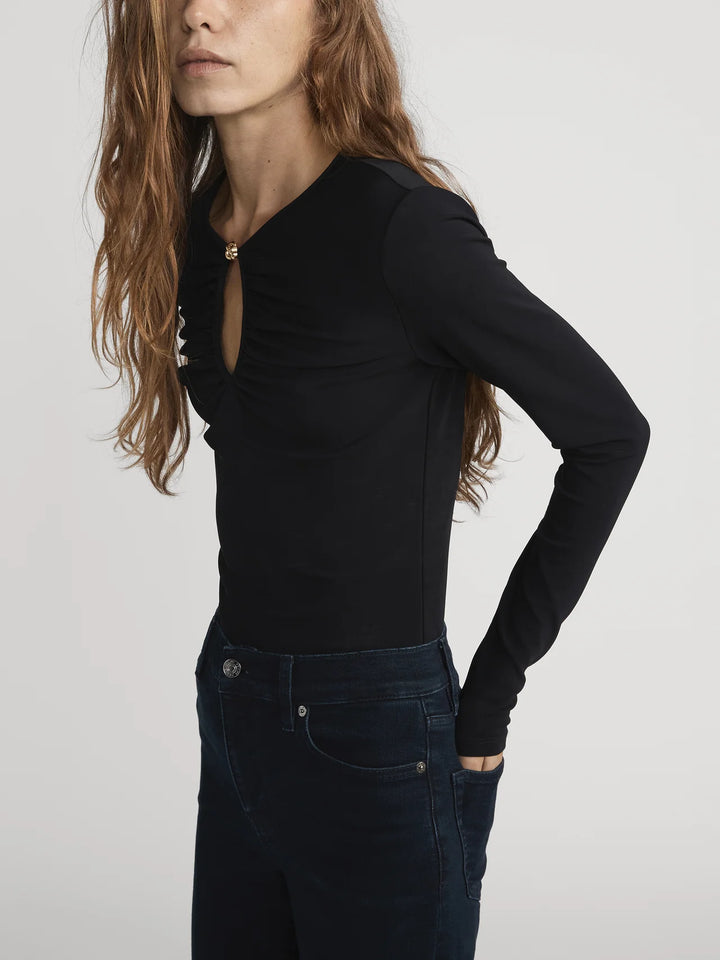 THE KEYHOLE TOP (BLACK) - FRAME