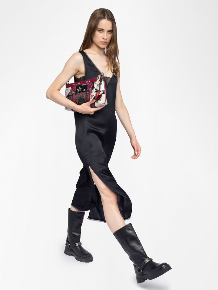 RENZO SATIN DRESS - ZADIG & VOLTAIRE