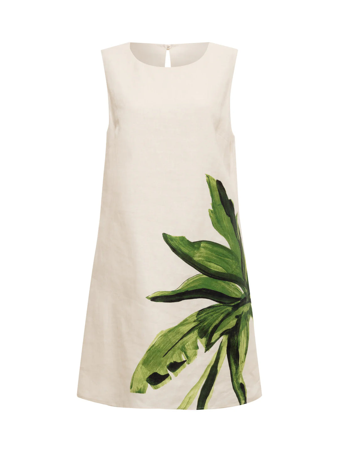 WAY TO BE LINEN SHIFT DRESS (PALMETTA) - SANCTUARY