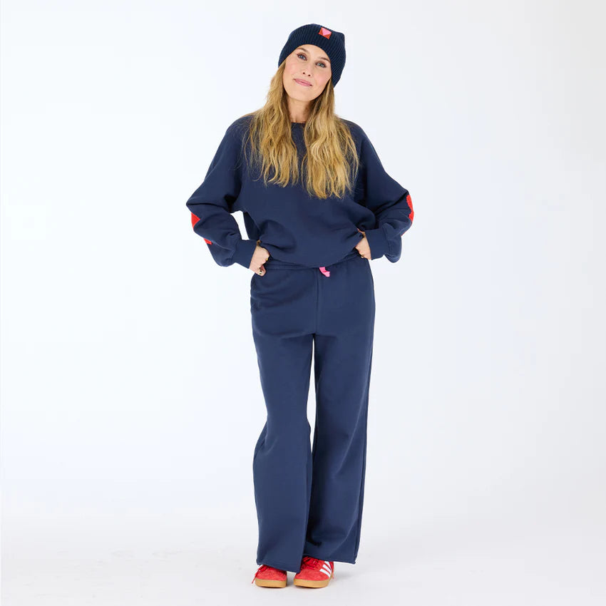 WEEKEND BARB SWEATPANT (INDIGO BLUE) - KERRI ROSENTHAL