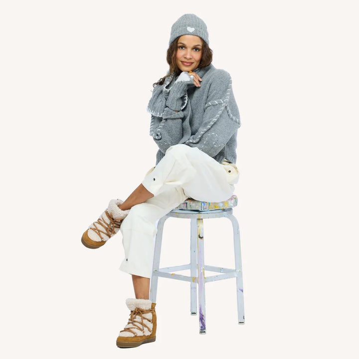 WINTER BEANIE (SMOKE) - KERRI ROSENTHAL